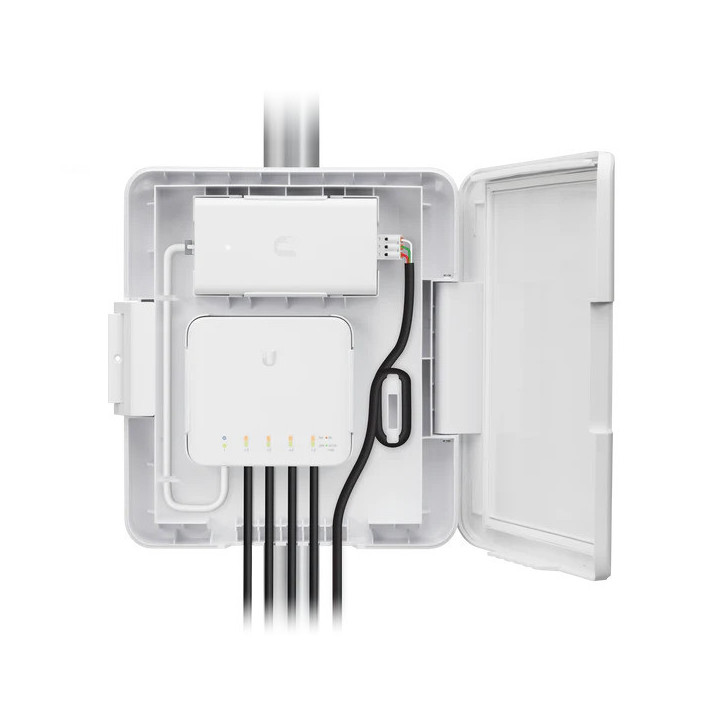 Мрежов комутатор Ubiquiti USW-Flex-Utility, 5-портов управляем, 10/100/1000 Mbps, PoE - 5
