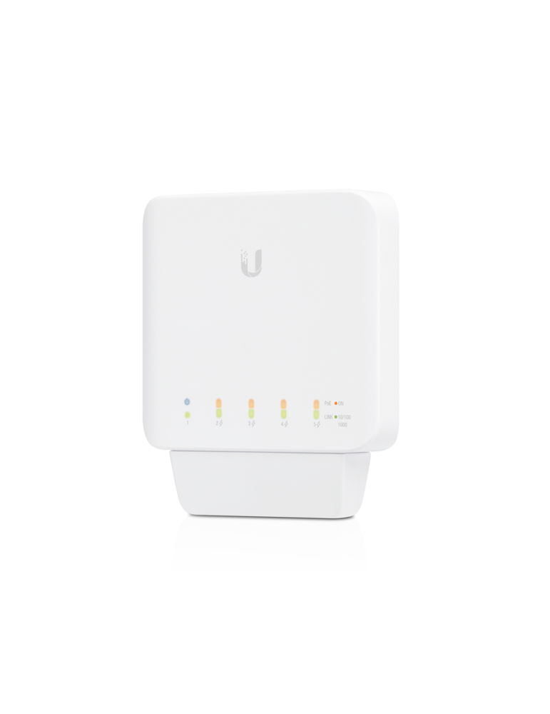 Мрежов комутатор Ubiquiti UniFi Switch Flex, 5 портов, управляем, PoE - USW-Flex - 1