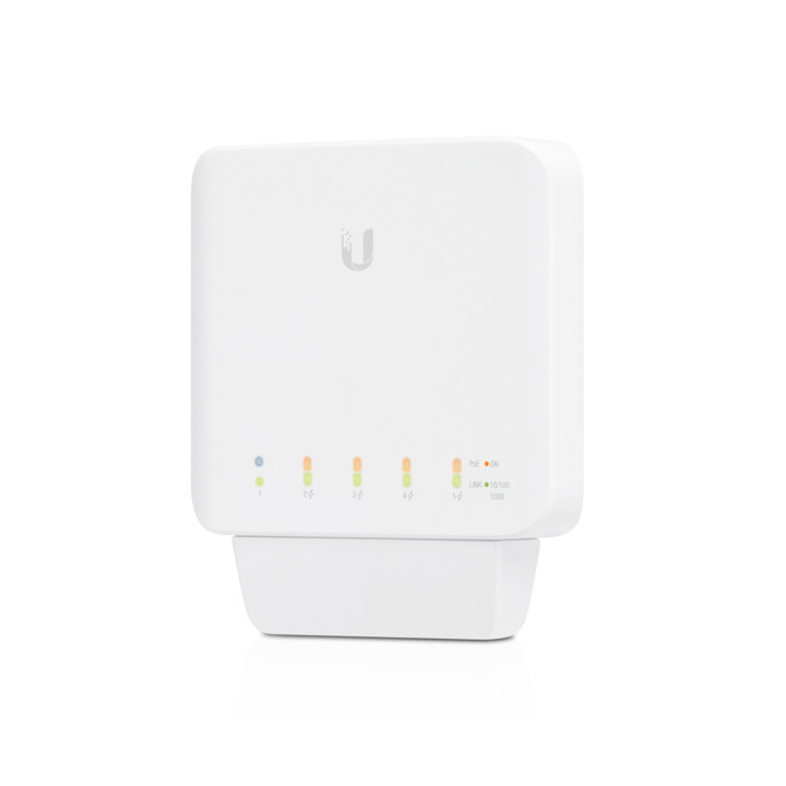 Мрежов комутатор Ubiquiti UniFi Switch Flex, 5 портов, управляем, PoE - USW-Flex - 1
