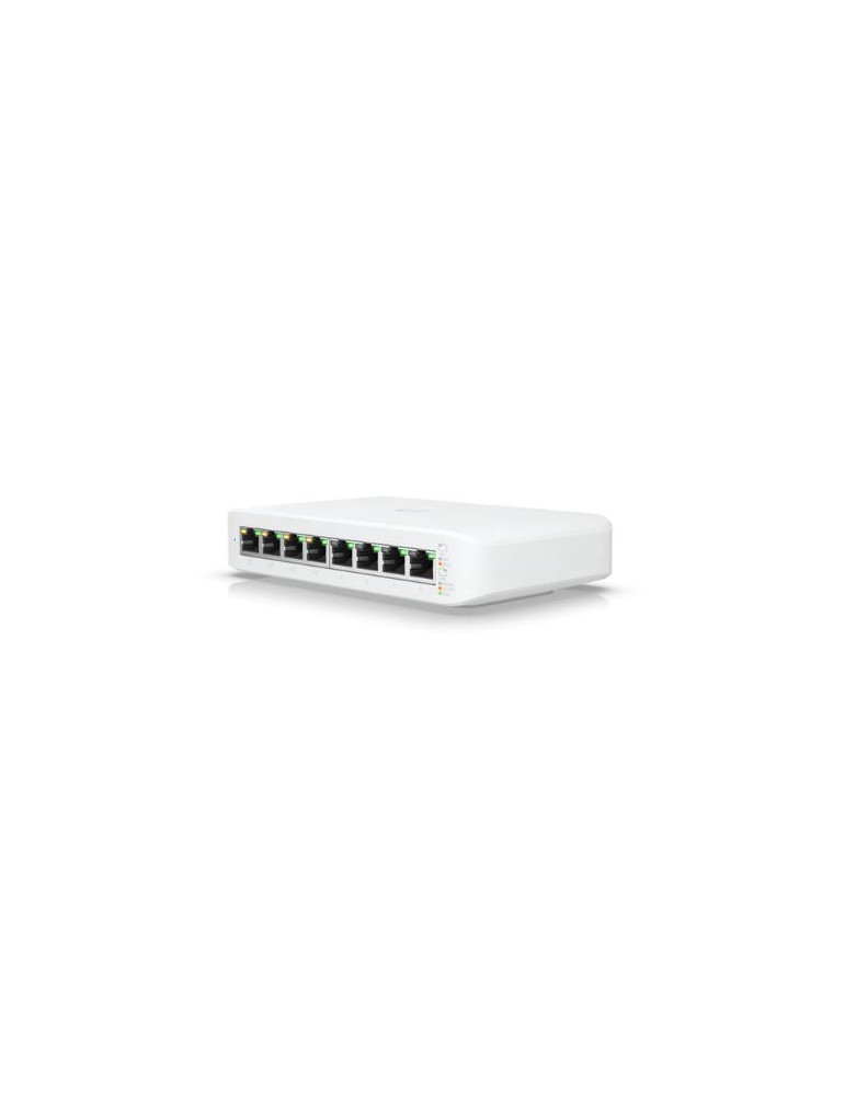 Мрежов комутатор Ubiquiti Lite 8 PoE, 8x 10/100/1000 Mbps RJ45 портове, SFP слотове, управляем, 16 Gbps капацитет - USW-Lite-8-P