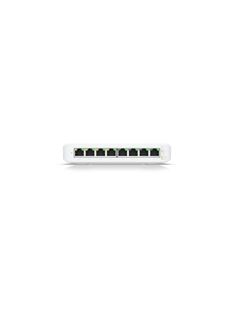 Мрежов комутатор Ubiquiti Lite 8 PoE, 8x 10/100/1000 Mbps RJ45 портове, SFP слотове, управляем, 16 Gbps капацитет - USW-Lite-8-P