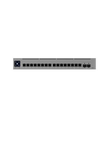 Мрежов комутатор Ubiquiti UniFi Switch Pro Max 16 PoE, 16 Gigabit портa, PoE+, 84 Gbps - USW-Pro-Max-16-PoE