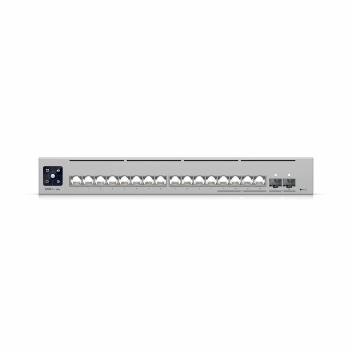 Мрежов комутатор Ubiquiti UniFi Switch Pro Max 16, 16x 1GbE порта, PoE, 42 Gbps пропускливост - USW-Pro-Max-16 - 5