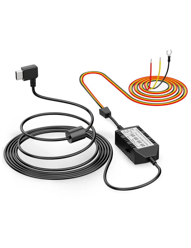 Инсталационен комплект VIOFO HK4, USB-C, Hardwire Cable, Low Voltage Battery Protection - VIOFO-HK4 - 1