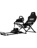Геймърски стол Sim Racing Cockpit LORGAR FLEX RAF1, Сгъваем, 150x72x113 см, с поддръжка на direct drive волани и монтажи за shif
