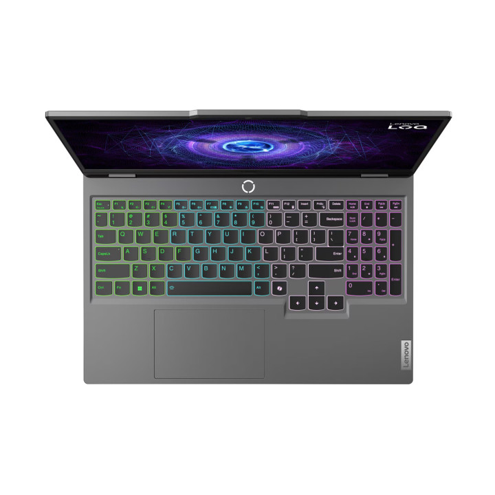 Лаптоп LENOVO LOQ 15IRX9, 15.6" Full HD IPS 144Hz, Intel Core i5-13450HX, NVIDIA GeForce RTX 3050 6GB, 16GB DDR5, 512GB SSD, Без