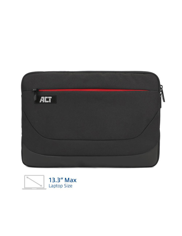 Калъф за лаптоп ACT Suburb, 13.3 inch, Полиестер, Цип - AC8575 - 1