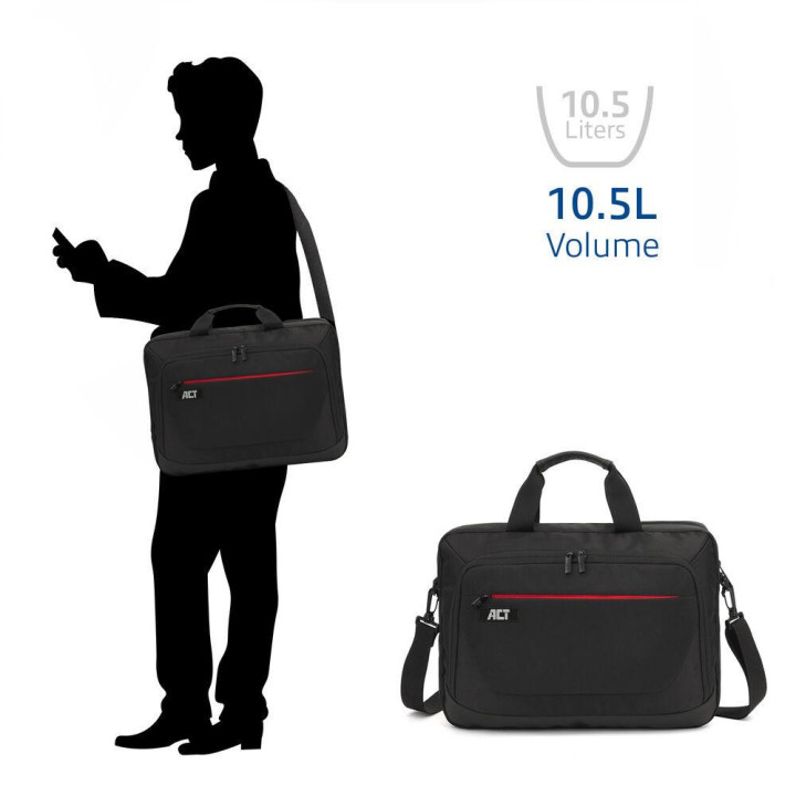 Чанта за лаптоп ACT Suburb, 15.6", Полиестер, 10.5L - AC8570 - 5