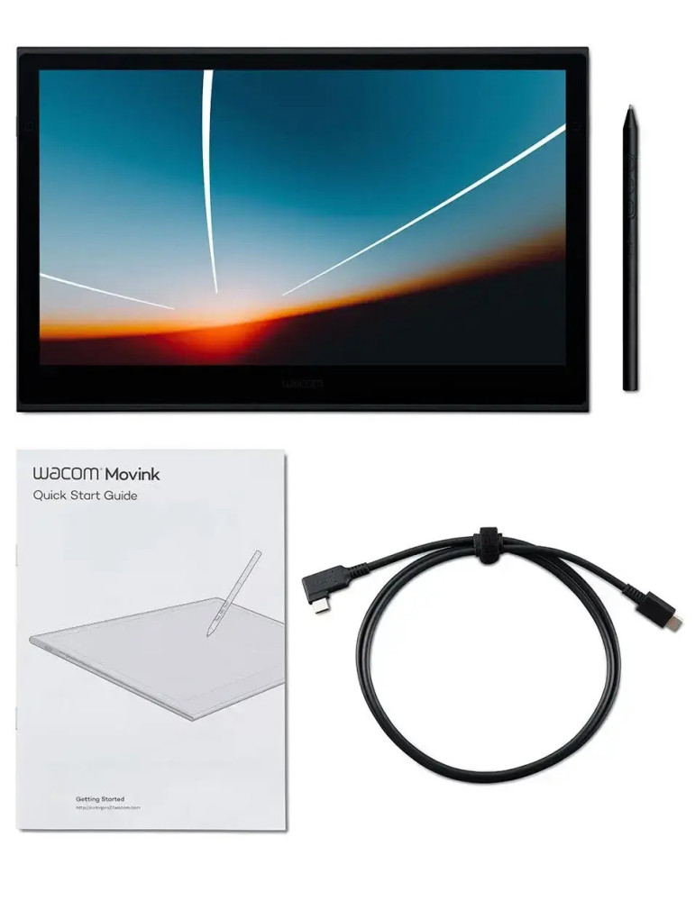 Графичен дисплей таблет WACOM Movink 13, 13.3" 294x165mm 5080 lpi, USB-C - DTH135K0B - 5