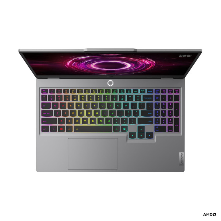 Лаптоп Lenovo LOQ 15AHP10, 15.6" FHD IPS 144Hz, AMD Ryzen 7 250, RTX 5050 8GB, 16GB DDR5, 1TB SSD, Без OS - 83JG00EABM - 8