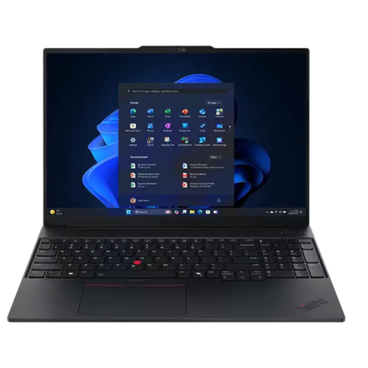 Лаптоп Lenovo ThinkPad E16 G3, 16" WUXGA AG, Core Ultra 5 225U, 16GB DDR5 5600, 512GB SSD, Windows 11 Pro 64 - 21SRS12C00 - 1