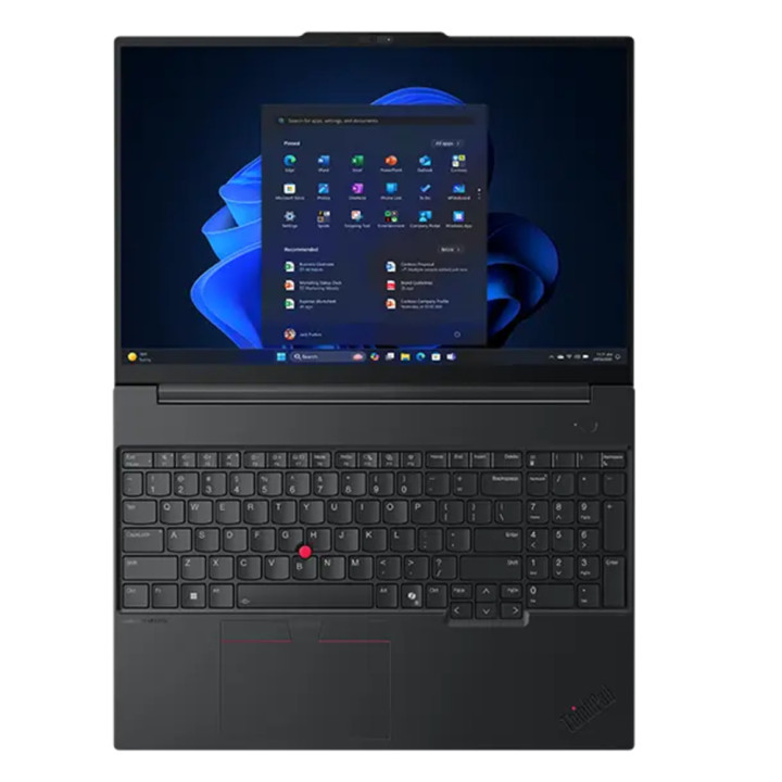 Лаптоп Lenovo ThinkPad E16 G3, 16" WUXGA AG, Core Ultra 5 225U, 16GB DDR5 5600, 512GB SSD, Windows 11 Pro 64 - 21SRS12C00 - 6