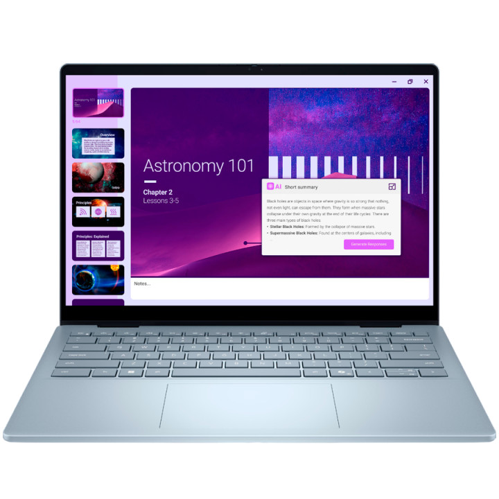 Лаптоп Dell 14 Plus 2-in-1, 14.0" FHD+ Touch, Intel Core Ultra 5 226V, 16GB LPDDR5X, 512GB SSD, Windows 11 Pro - DB04250_LNL_202