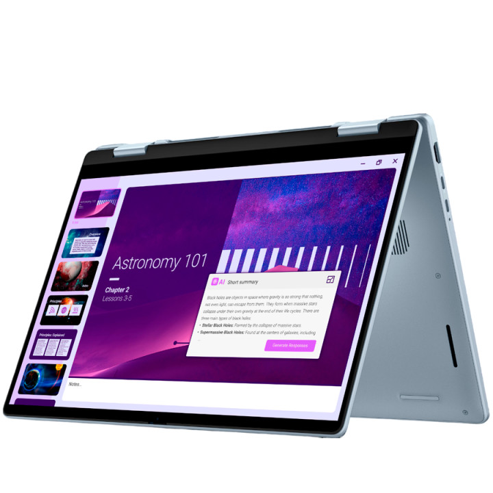 Лаптоп Dell 14 Plus 2-in-1, 14.0" FHD+ Touch, Intel Core Ultra 5 226V, 16GB LPDDR5X, 512GB SSD, Windows 11 Pro - DB04250_LNL_202