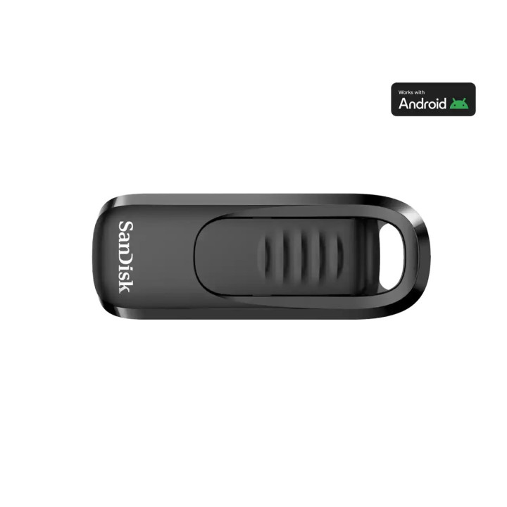 USB флаш памет SanDisk Ultra Slider, 64GB USB-C 3.2 Gen 1 - SDCZ480-064G-G46 - 3