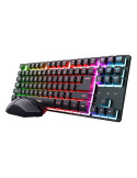 Комплект безжична геймърска клавиатура и мишка TRUST GXT832 Thado, Black - 25982 - 1