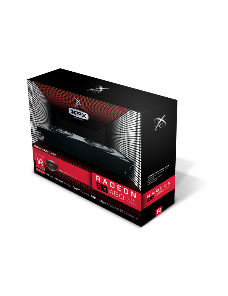 Xfx Amd Radeon Rx 480 Xfx Black Edition Xfx Radeon Rx 480 Gtr 8gb