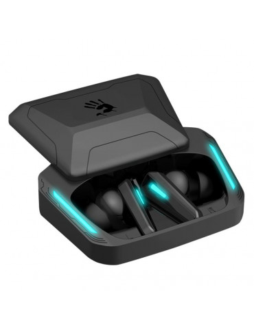 Bluetooth геймърски слушалки-тапи A4TECH Bloody M70, TWS, Черен/Син - A4-HEAD-M70-1