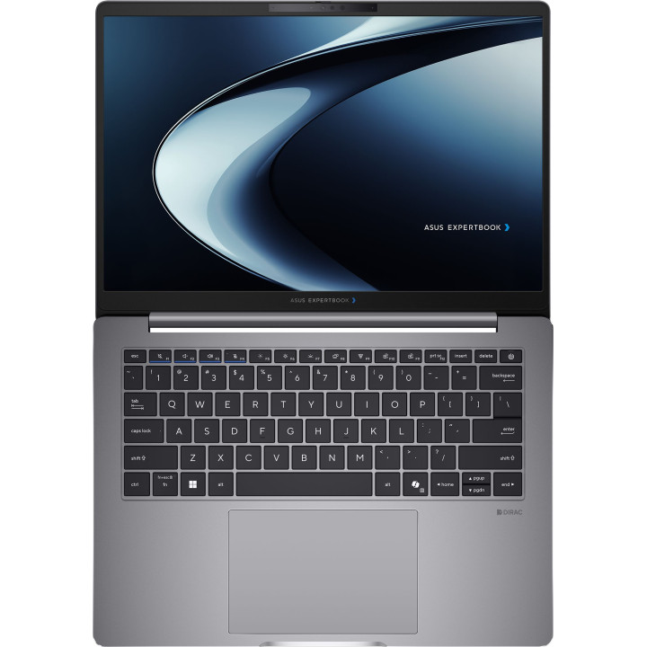 Лаптоп ASUS ExpertBook P5405CSA-NZ0856, 14" WQXGA Anti-Glare 144Hz, Intel Core Ultra 7 258V, 32GB LPDDR5X, 1TB SSD, No OS - 90NX