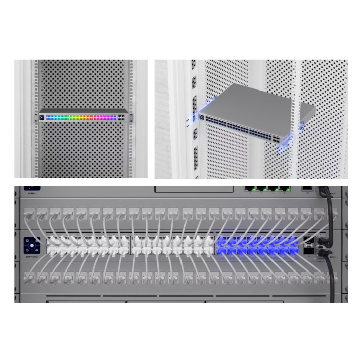 Комутатор Ubiquiti UniFi Switch Pro Max 48, 48x 1Gbps RJ45, Управляем, 140Gbps, Пасивно охлаждане - USW-Pro-Max-48 - 2