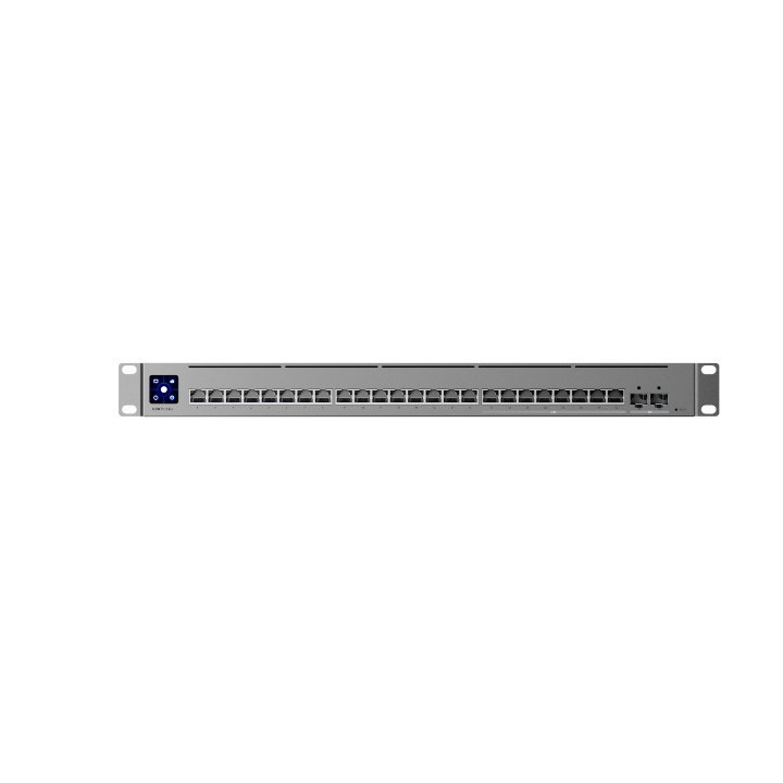 Мрежов комутатор Ubiquiti UniFi Switch Pro Max 24, 24 порта Gigabit + 2x 10G SFP+, Rackmount - USW-Pro-Max-24 - 1