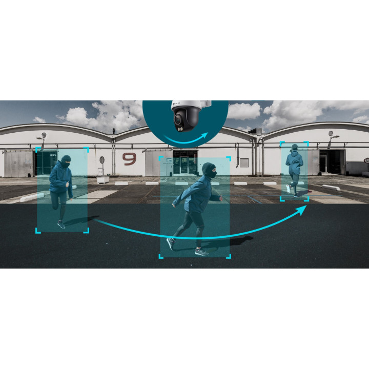 Мрежова камера TP-Link VIGI C540S, 4MP, панорамна, жична - VIGI C540S(4mm) - 9