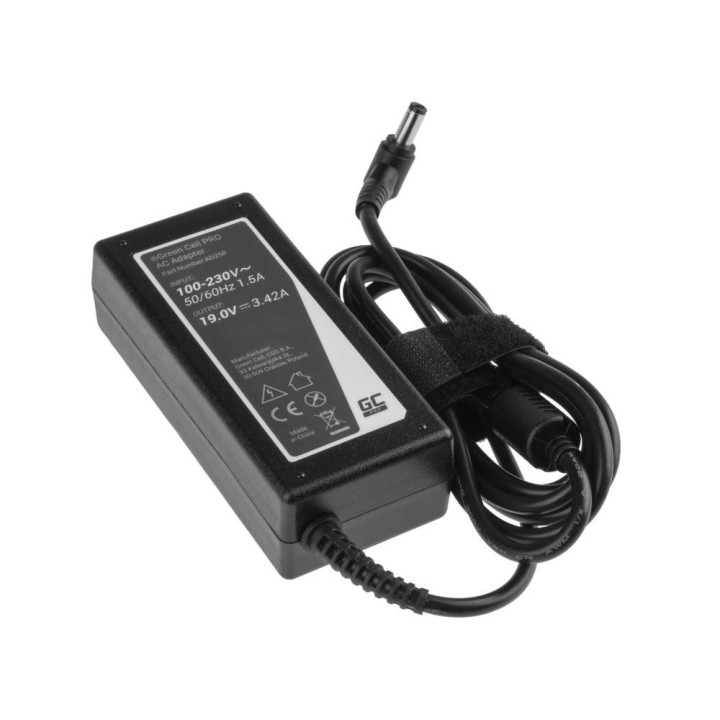 Захранване GREEN CELL PRO, 19V 3.42A 65W за Asus/Toshiba - GC-AD25P-TOSH-19V-3.42A - 2