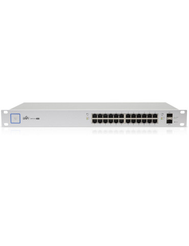 Комутатор Ubiquiti US-24-250W, 24 порта 1000Mbps, PoE+, 250W, управляем - 1