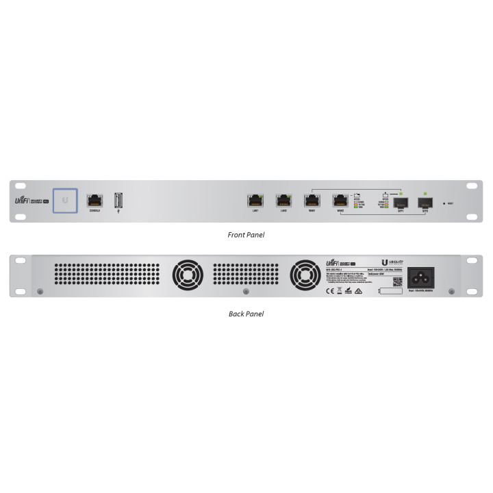 Usg Computer Комутатор Ubiquiti UniFi Security Gateway PRO USG-PRO-4, 10/100/1000Mb