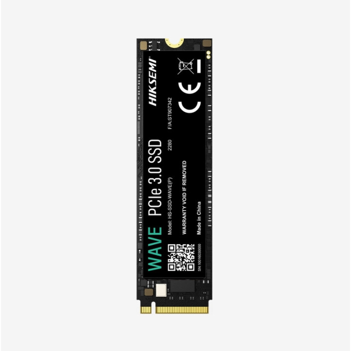 SSD диск Hiksemi Wave, 128GB M.2 2280 NVMe PCIe Gen 3, до 1200MB/s четене - HS-SSD-WAVE(P)-128G - 2