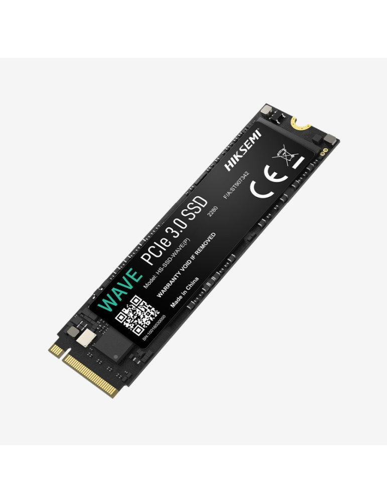 SSD диск Hiksemi Wave, 512GB M.2 2280 PCIe Gen 3 NVMe - HS-SSD-WAVE(P)-512G - 1