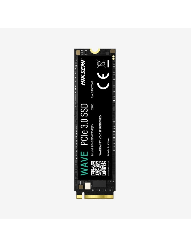 SSD диск Hiksemi Wave, 512GB M.2 2280 PCIe Gen 3 NVMe - HS-SSD-WAVE(P)-512G - 2