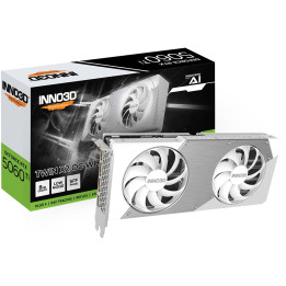 Видео карта INNO3D GeForce RTX 5060 Ti, 8GB GDDR7 128-bit - N506T2-08D7X-193075W - 1