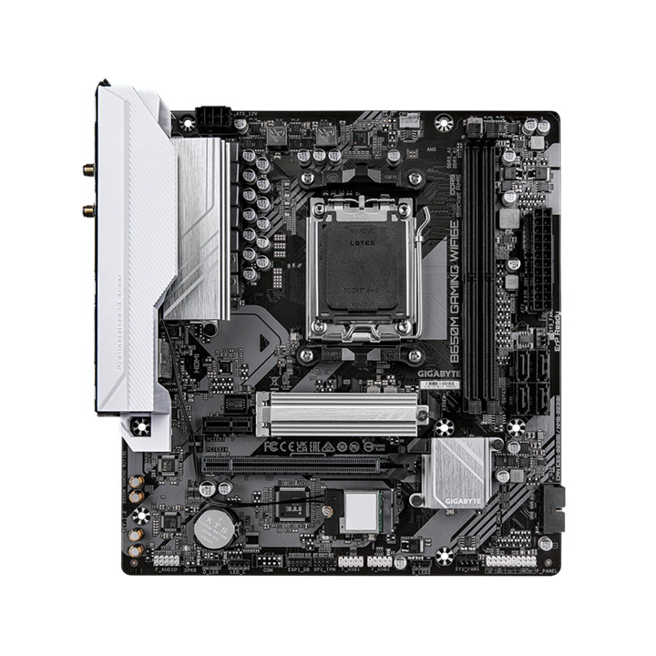 Дънна платка GIGABYTE B650M GAMING WIFI6E, AM5, B650, 2x DDR5, 4x SATA3, 1x M.2, 1x PCIe x16, WiFi 6E - 2