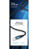 Кабел Vention, USB 3.0 Type A (M) / USB 3.0 Type B (M), 0.5m, Черен, Екраниран, 5Gb/s - COOBD - 10