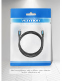 Кабел Vention, USB 3.0 Type A (M) / USB 3.0 Type B (M), 0.5m, Черен, Екраниран, 5Gb/s - COOBD - 12