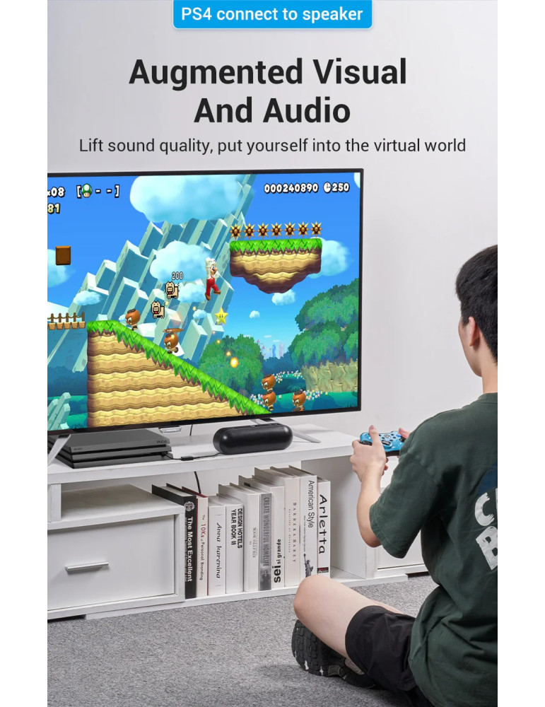 Външна звукова карта Vention CDYB0, USB 2.0, 3.5mm аудио/микрофон - CDYB0 - 6