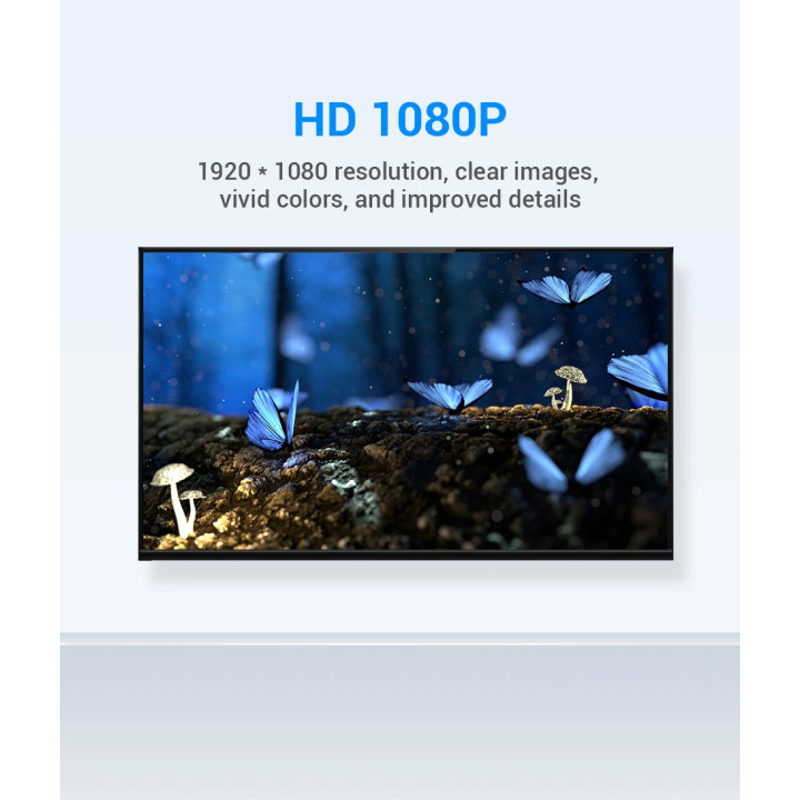 Преходник Vention, DVI 24+1 Мъжски към HDMI Женски, Екраниран, Позлатени конектори - ECDB0 - 3