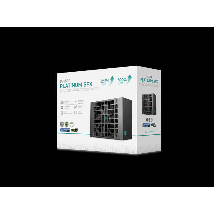 Модулно захранване DeepCool PS850P, 850W SFX 3.1 80PLUS Platinum - R-PS850P-FE0B-JGEU - 8