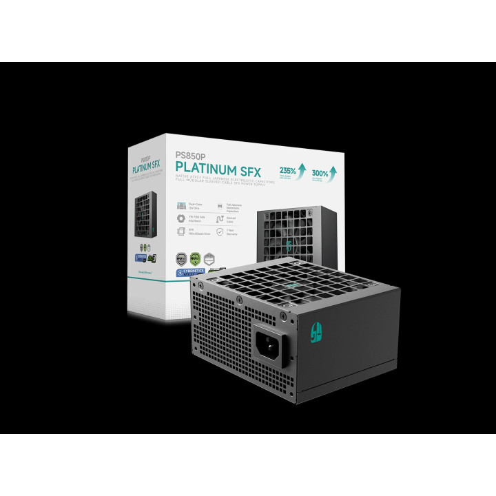 Модулно захранване DeepCool PS850P, 850W SFX 3.1 80PLUS Platinum - R-PS850P-FE0B-JGEU - 9