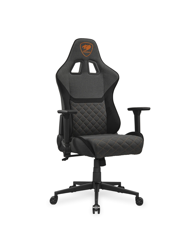 Геймърски стол COUGAR Armor One V2, Сив, Имитационен лен, Регулируема облегалка, 4D подлакътници - CGR-A2F-GRB - 7