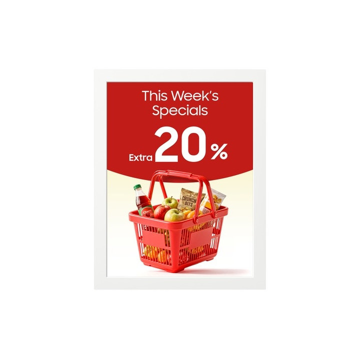 Монитор Samsung, 13.3" Color E-Paper 1200x1600 WiFi Bluetooth - LH13EMDIBGBXEN - 6