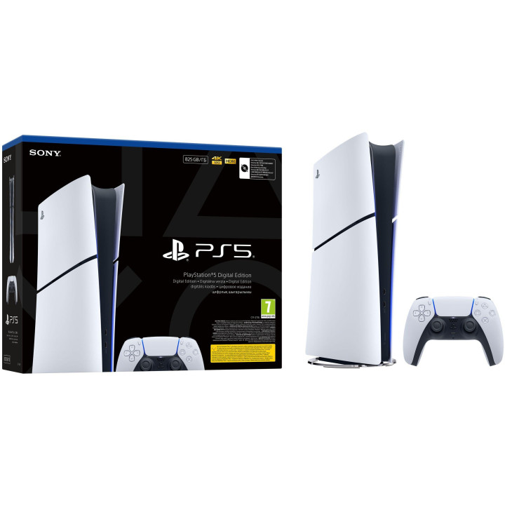 Конзола SONY PlayStation 5 Slim Digital Edition, 16GB GDDR6, 825GB SSD, Ryzen Z1 Extreme - SONY-PS5-SLIM-DIGIT - 1