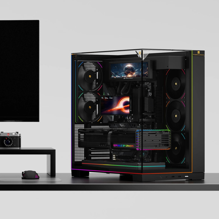 Водно охлаждане за процесор Thermalright Levita Vision 360 UB ARGB, 360mm Радиатор, Меден воден блок, 3x120mm ARGB Вентилатори, 