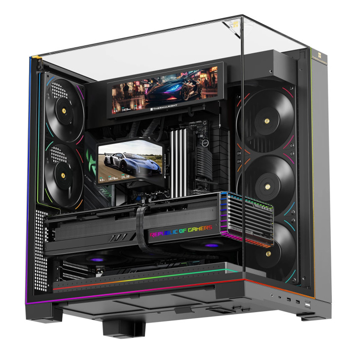 Водно охлаждане за процесор Thermalright Levita Vision 360 UB ARGB, 360mm Радиатор, Меден воден блок, 3x120mm ARGB Вентилатори, 