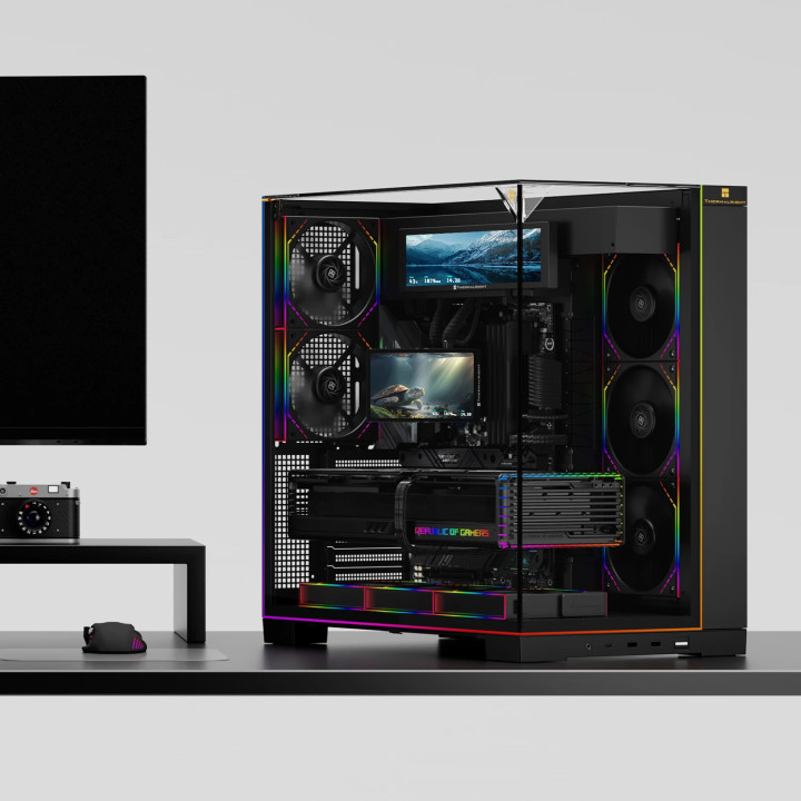 Водно охлаждане за процесор Thermalright Levita Vision 360 ARGB, 360mm Curve AMOLED Display - LEVITA-VISION-360-ARGB-BK - 4