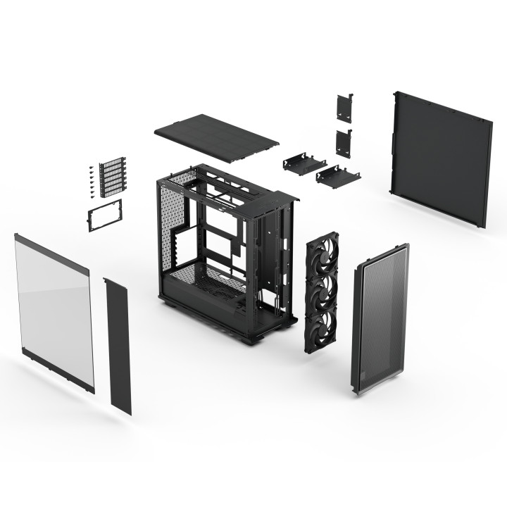 Кутия за компютър FRACTAL DESIGN Epoch XL Black TG RGB Light - FD-C-EPO1X-04 - 7