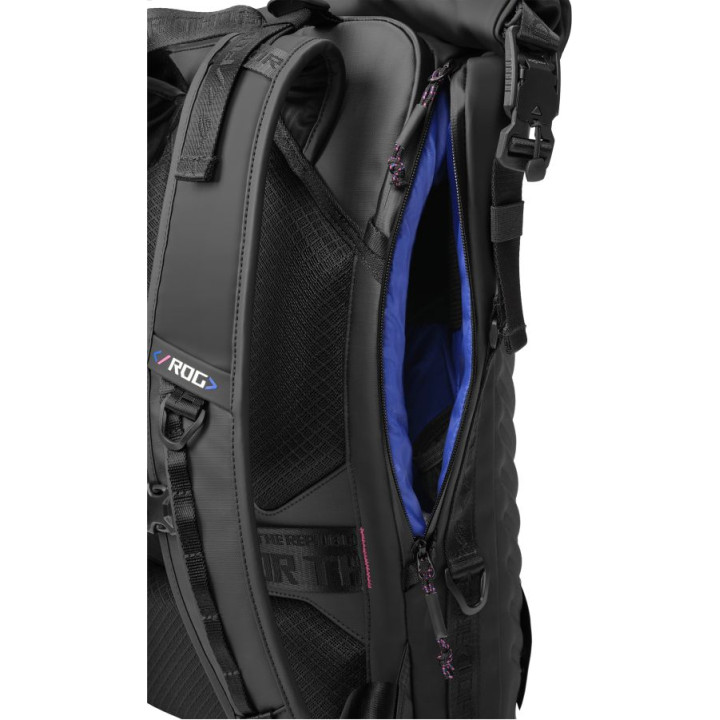 Раница за лаптоп ASUS ROG Slash Backpack 4.0 18'', черен - 90XB09X0-BBP000 - 2