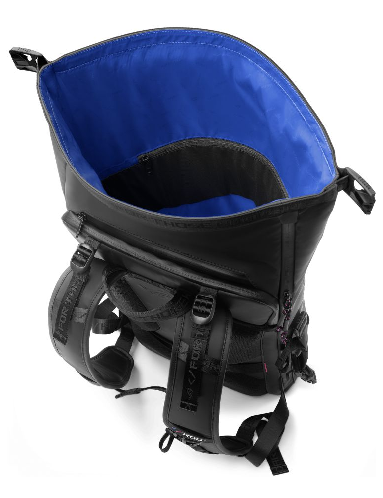 Раница за лаптоп ASUS ROG Slash Backpack 4.0 18'', черен - 90XB09X0-BBP000 - 3