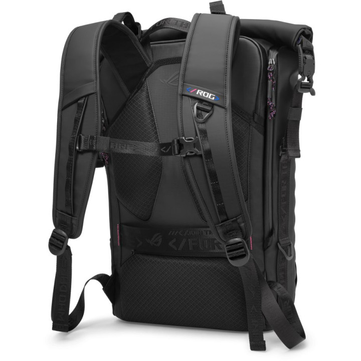 Раница за лаптоп ASUS ROG Slash Backpack 4.0 18'', черен - 90XB09X0-BBP000 - 4